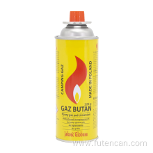 223g 225g 227g butane gas can with valve